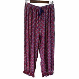 Vintage April Cornell Floral Pants Women's Size Medium